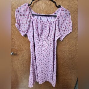 The Children's Place Light Purple Floral Dress